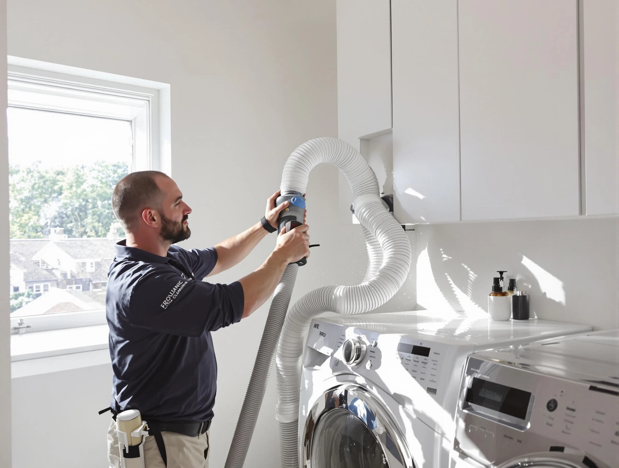 Certified Dakota Ridge Dryer Vent Cleaning technician performing dryer vent cleaning in Dakota Ridge